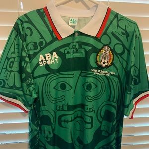 Mexico 1998 retro jersey